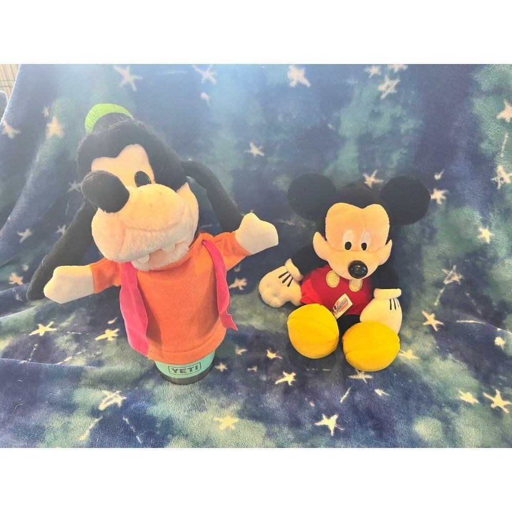 Disney Mickey and goofy plush stuffed animal lot